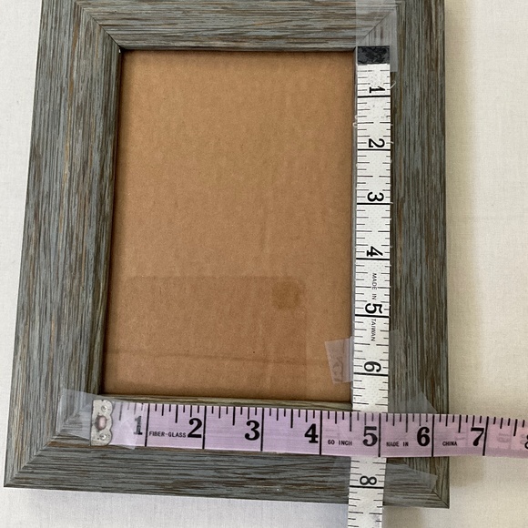 Wooden Table Top Frame 5x7 Blue Grey - Picture 4 of 10